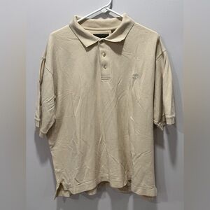 Timberland Men’s Cream Polo Size Large